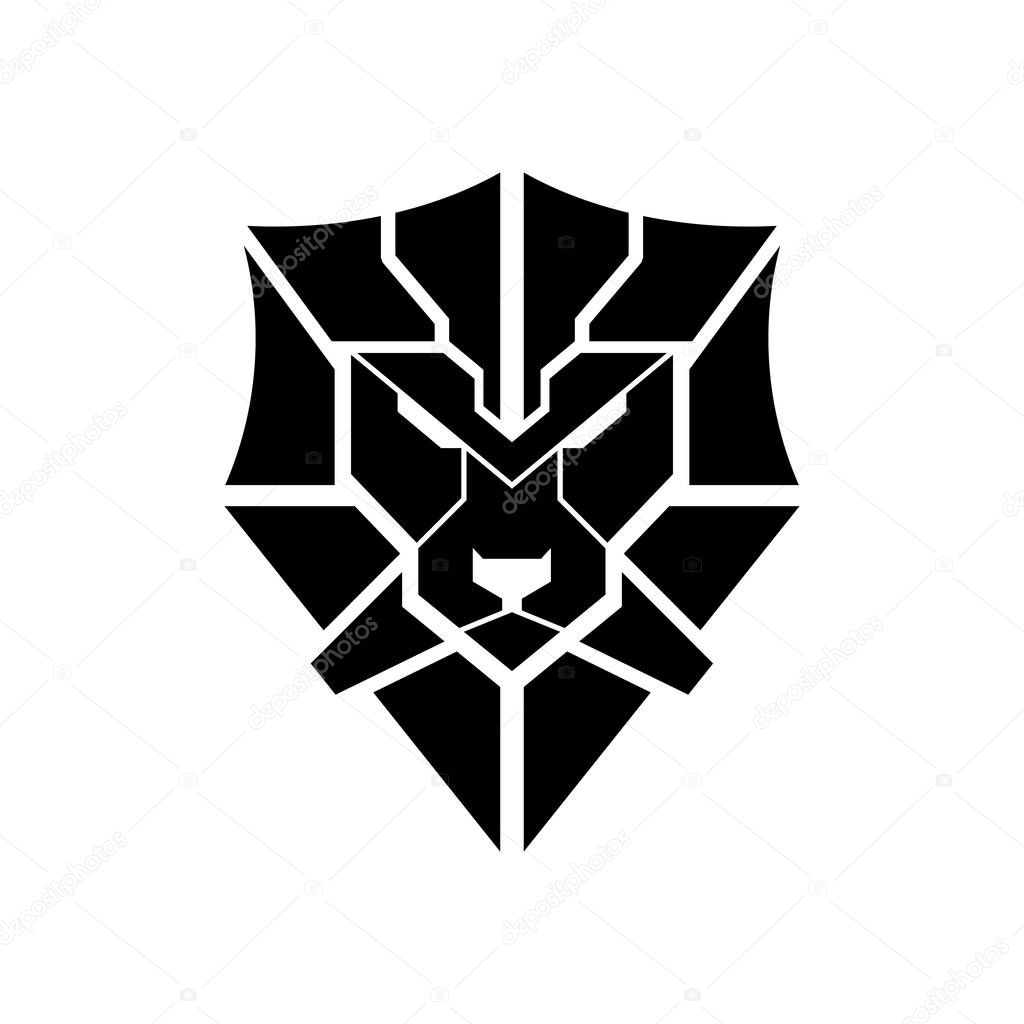 Lion Head Logo Template
