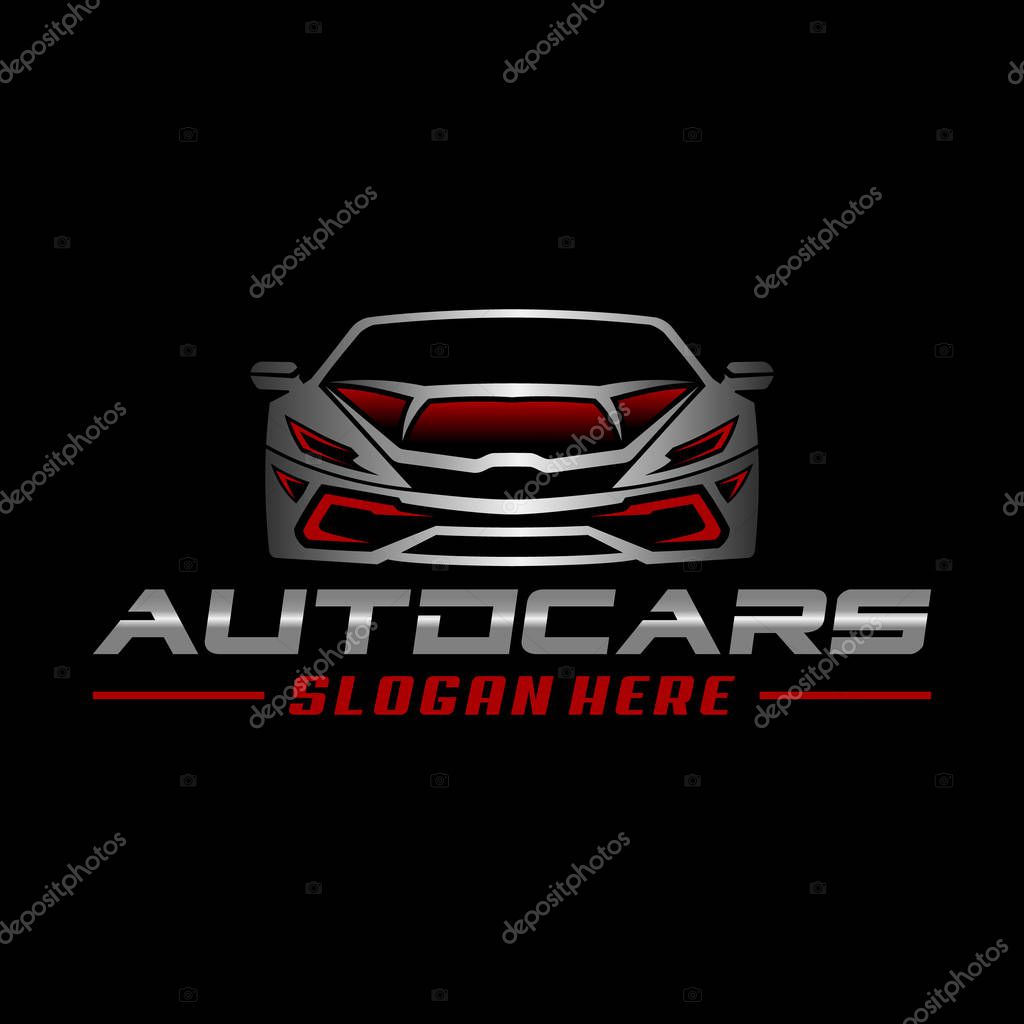 Logo of car vector illustration template
