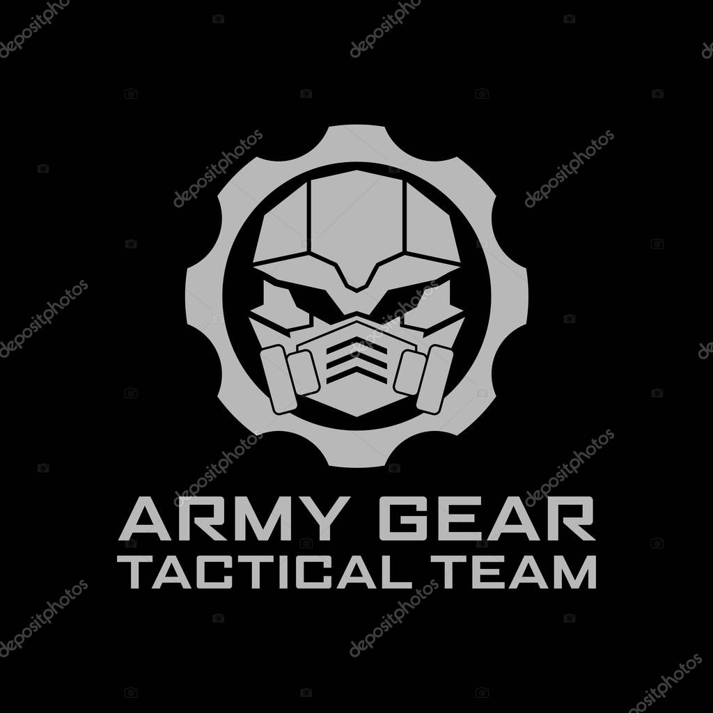 Army gear logo design