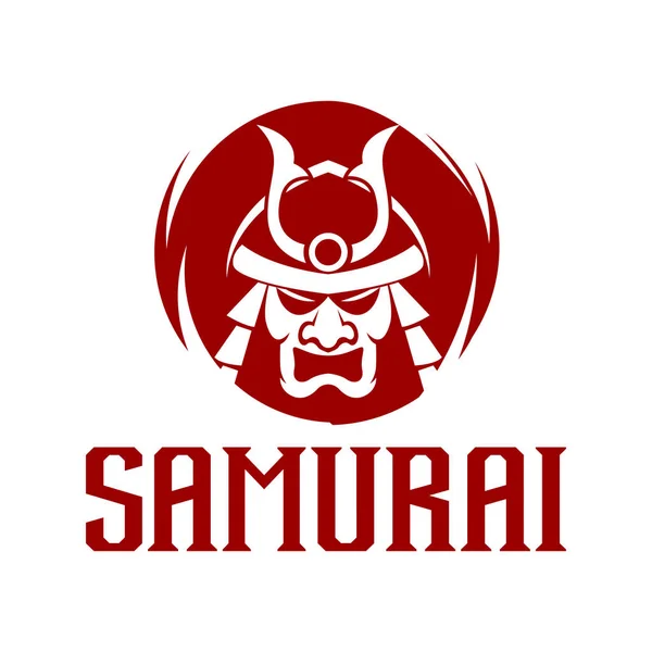 Samurai Icona Ronin Logo Samurai Vector — Vettoriale Stock