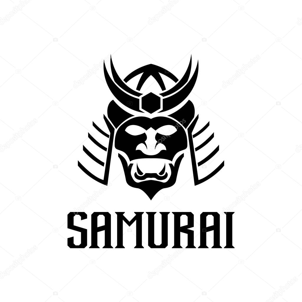 Logo of Samurai Icon Ronin samurai vector