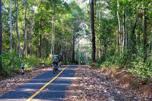 タイの国では 道路上に自転車 — ストック写真