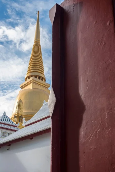 Tempel Wat Bowonniwet Vihara Bangkok Thailand — Stockfoto