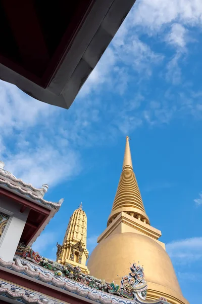 Tempel Wat Bowonniwet Vihara Bangkok Thailand — Stockfoto