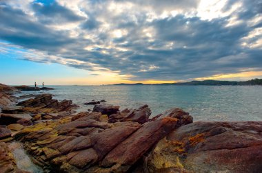 taş ve koh samet Tayland denizde
