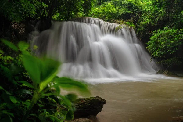 Huai Mae Chamin Vodopád Kanchanaburi Thajsko — Stock fotografie