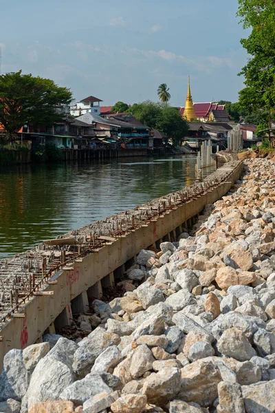 Riverside Chanthaboon Community Chanthaburi Provincia Tailandia —  Fotos de Stock