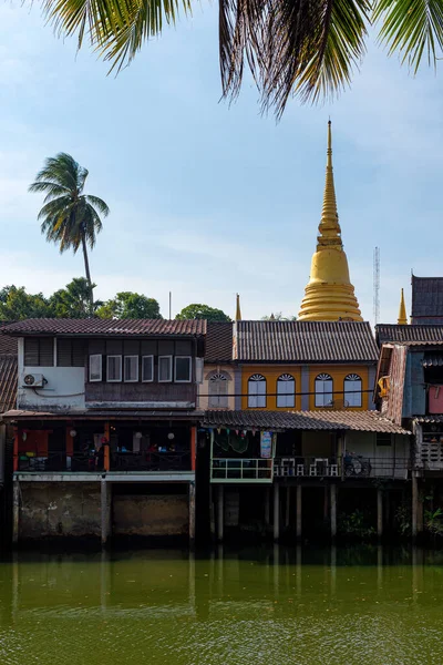 Riverside Chanthaboon Community Chanthaburi Provincia Tailandia —  Fotos de Stock