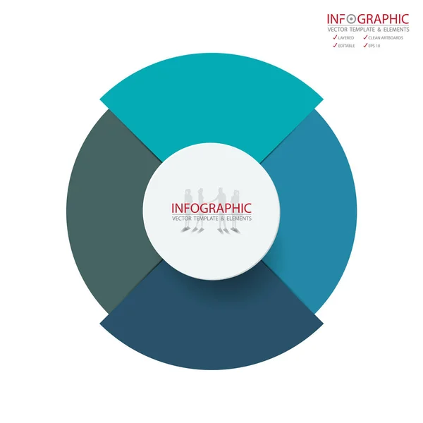 Vector Abstracto Elemento Infografías Opción Diseño Para Diseño Plantillas Negocio — Vector de stock