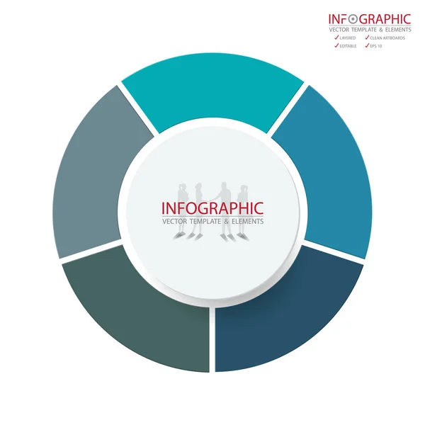 Vector Abstracto Elemento Infografías Opción Diseño Para Diseño Plantillas Negocio — Vector de stock