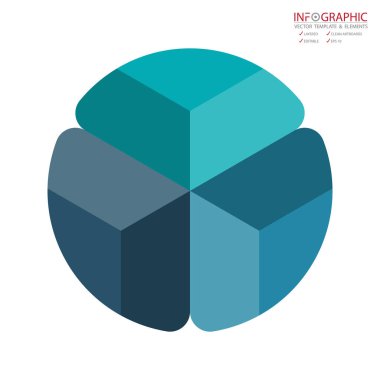 Vektör soyut öğe infographics 3 seçenek. İş ve Finans şablon düzeni, broşür, iş akışı, bilgi veya sunu ve diğer için tasarım. Infographis zaman çizelgesi yolu. Soyut 3B vektör.