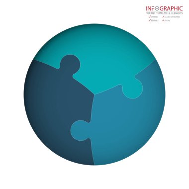 Vektör soyut öğe infographics 3 seçenek. İş ve Finans şablon düzeni, broşür, iş akışı, bilgi veya sunu ve diğer için tasarım. Infographis zaman çizelgesi yolu. Soyut 3B vektör.