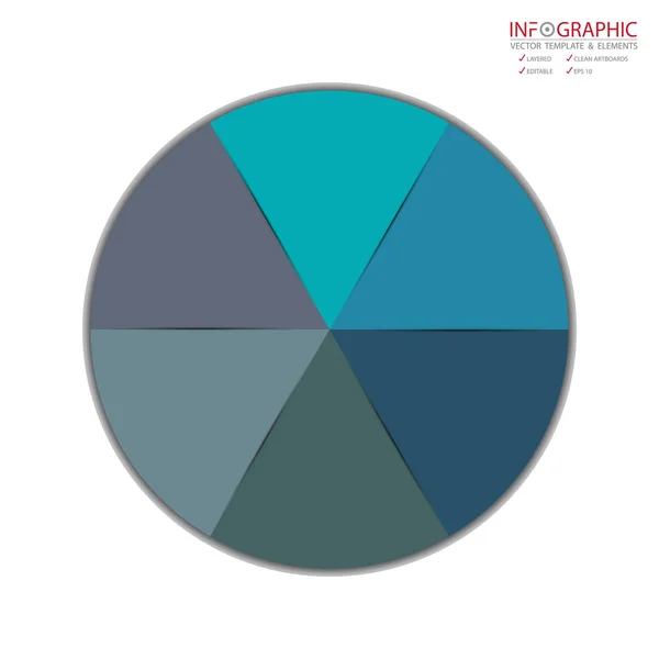 Opsi Elemen Abstrak Vektor Infografis Desain Untuk Tata Letak Templat - Stok Vektor