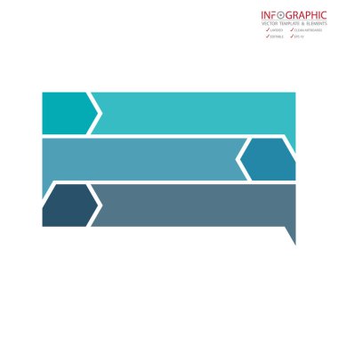 Vektör soyut öğe infographics 3 seçenek. İş ve Finans şablon düzeni, broşür, iş akışı, bilgi veya sunu ve diğer için tasarım. Infographis zaman çizelgesi yolu. Soyut 3B vektör.