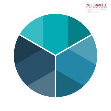 Vektör soyut öğe infographics 3 seçenek. İş ve Finans şablon düzeni, broşür, iş akışı, bilgi veya sunu ve diğer için tasarım. Infographis zaman çizelgesi yolu. Soyut 3B vektör.