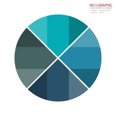 Vektör soyut öğe infographics 4 seçeneği. İş ve Finans şablon düzeni, broşür, iş akışı, bilgi veya sunu ve diğer için tasarım. Infographis zaman çizelgesi yolu. Soyut 3B vektör.