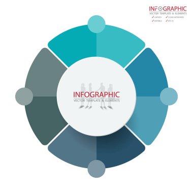 Vektör soyut öğe infographics 4 seçeneği. İş ve Finans şablon düzeni, broşür, iş akışı, bilgi veya sunu ve diğer için tasarım. Infographis zaman çizelgesi yolu. Soyut 3B vektör.