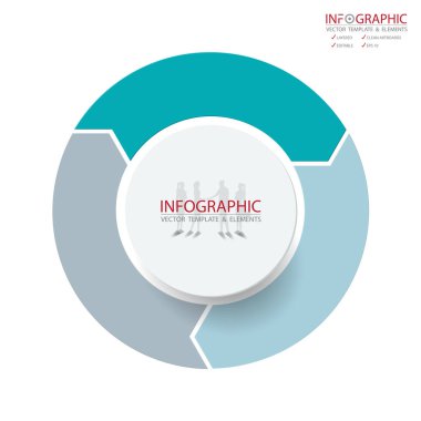 Vektör soyut öğe infographics 1 seçeneği. İş ve finans şablon düzeni, broşür, iş akışı, bilgi veya sunu ve diğer için tasarım. Infographis zaman çizelgesi yolu. Soyut 3B vektör.