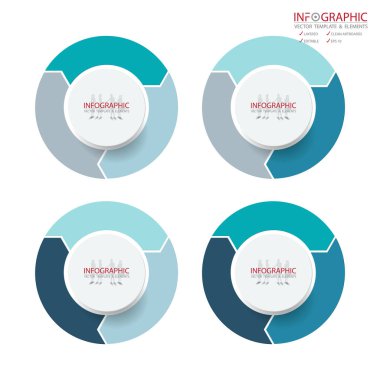 Vektör soyut öğe infographics kümesi 1,2,3 seçeneği. İş, finans şablon düzeni, iş akışı, zaman çizelgesi, bilgi, tanıtım ve diğer için tasarım. Soyut 3B vektör.