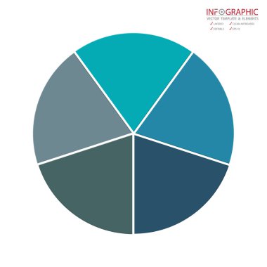 Vektör soyut öğe infographics 5 seçenek. İş finans şablon düzeni, broşür, iş akışı, bilgi veya sunu ve diğer için tasarım. Infographics zaman çizelgesi yolu. Soyut 3B vektör.