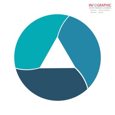 Vektör soyut öğe infographics 3 seçenek. İş finans şablon düzeni, broşür, iş akışı, bilgi veya sunu ve diğer için tasarım. Infographics zaman çizelgesi yolu. Soyut 3B vektör.