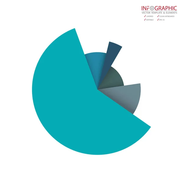 Vector abstracto elemento infografías 5 paso. Diseño para el diseño de plantillas de financiación empresarial, folleto, flujo de trabajo, información o presentación y otros. Ruta de la línea de tiempo de infografías. vector 3D abstracto . — Vector de stock