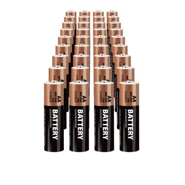 Gerçekçi vektör çok pil