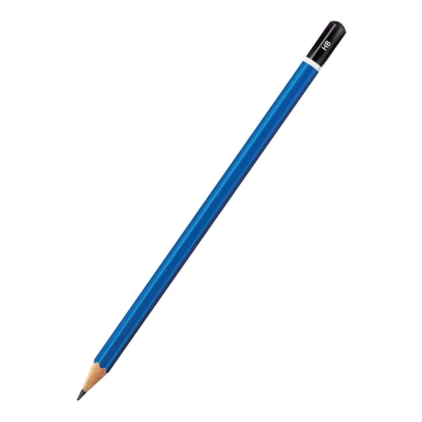 Realistic Vector Blue Pencil — Stock Vector