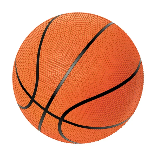 Realistisk Vektor Basket Boll — Stock vektor