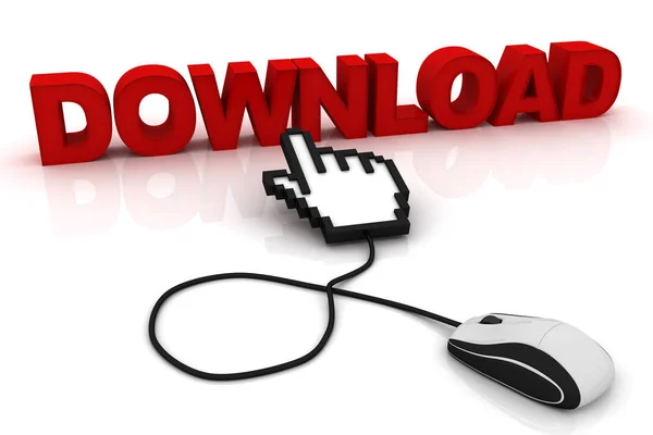 Internet-Downloads, Cloud Computing — Stockfoto