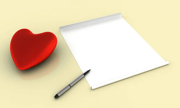 Love mail - conceptual image — Stock Photo, Image