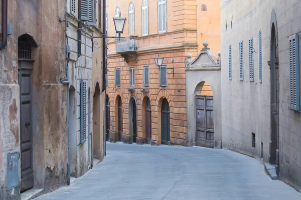 Rua Siena Toscana Italia — Fotografia de Stock