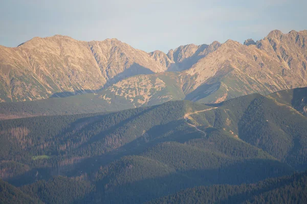グバロウカ丘からタトラ山脈を眺める ポーランド — ストック写真