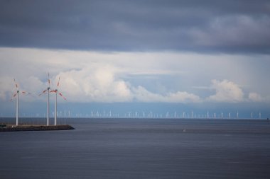 Knokke Heist limanının görünümü, Belçika