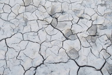 Beyaz toprak zemin arka plan doku çöl kırık