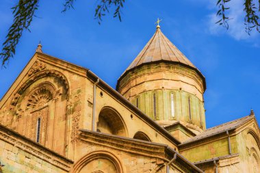 Georgia, Mtsheta Manastırı Svetitskhoveli duvarlarda görünümünü