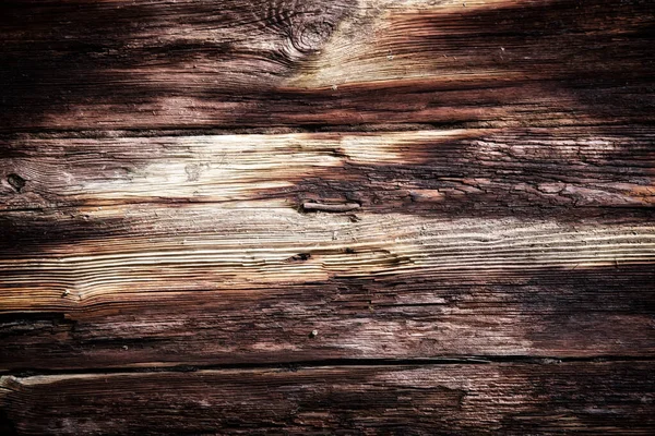 Old Textures Wooden Peeled Board Rusty Nails — Stock Photo, Image
