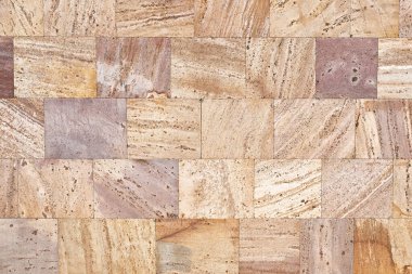 Ermeni volkanik tuff duvar dokusu, doğal yapı taşının yüzeyi, volkanik emisyonların ürünü.