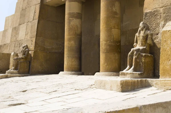 Ősi Egyiptomi Templom Bejárata — Stock Fotó