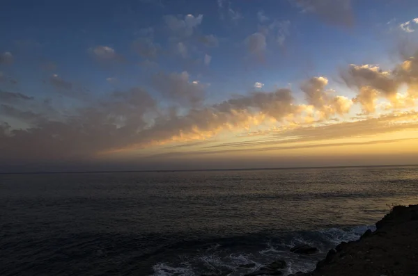 Colorful Sunset Atlantic Ocean — Stock Photo, Image