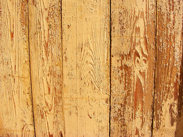 Beige Shabby Wooden Wall Close — Stock Photo, Image