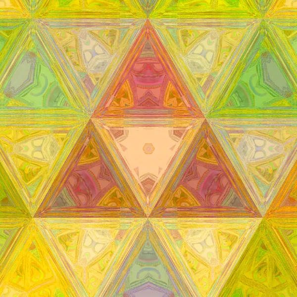Vidrieras Triángulos Amarillos Con Efecto Transparente —  Fotos de Stock