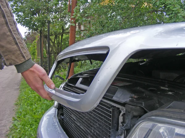 Samochodu Praca Mechanik Samochodów Naprawy Samochodów — Zdjęcie stockowe