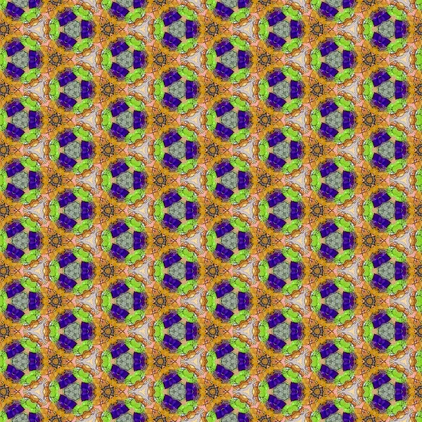 Geometrische Continu Driehoeken Afdrukken Contrasterende Retro Kleurenpalet — Stockfoto