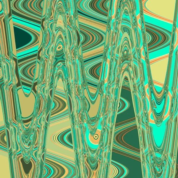 ティール ブルー抽象的な滴と波のパターン — ストック写真