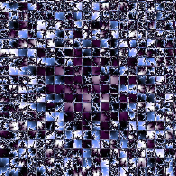Winter Card Squares Mosaic — Stock Photo, Image