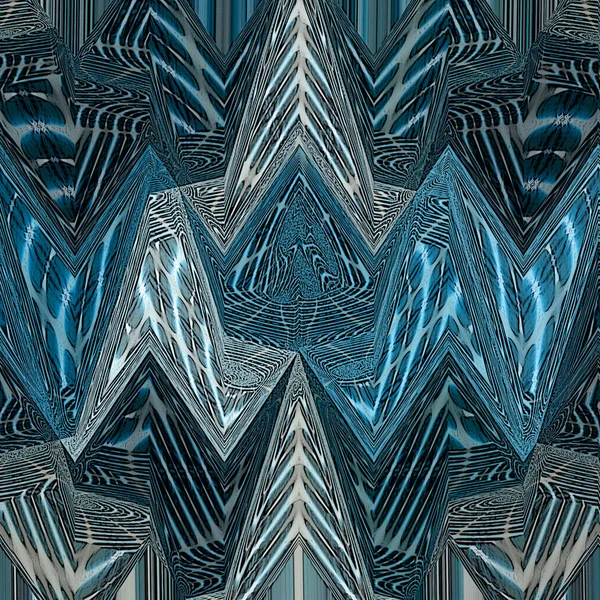 stained glass abstract triangles background in blue and teal