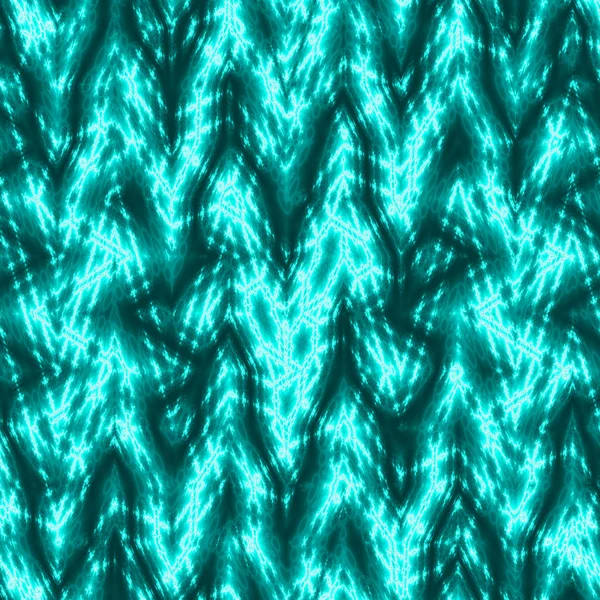 Line Art Pattern Wave Stripe Background Bright Zigzag Pattern Teal — Stock Photo, Image