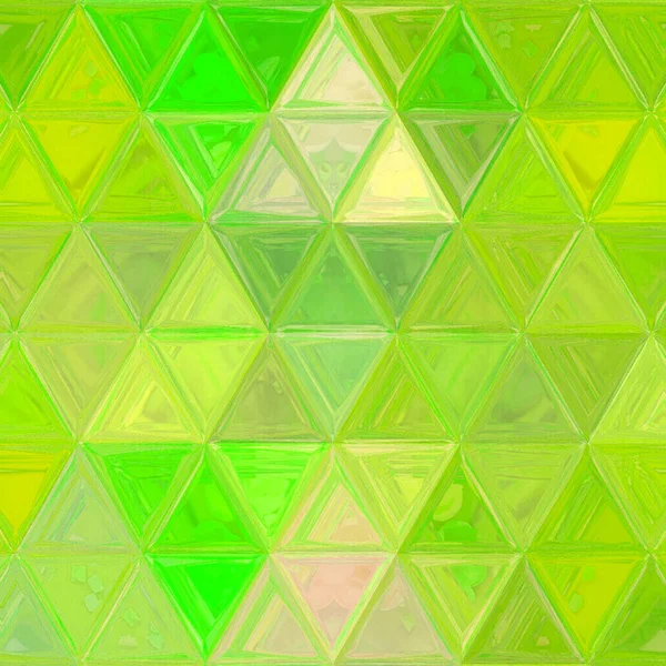 Continu Mozaïek Van Driehoekjes Voorjaar Lime Groen Lichte Kleuren — Stockfoto