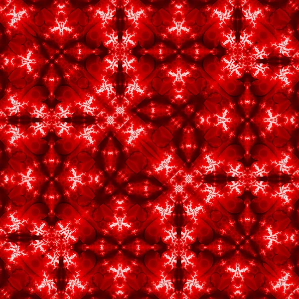 红色地毯在水彩画风格 刺绣风格 巴蒂克设计模式 — 图库照片